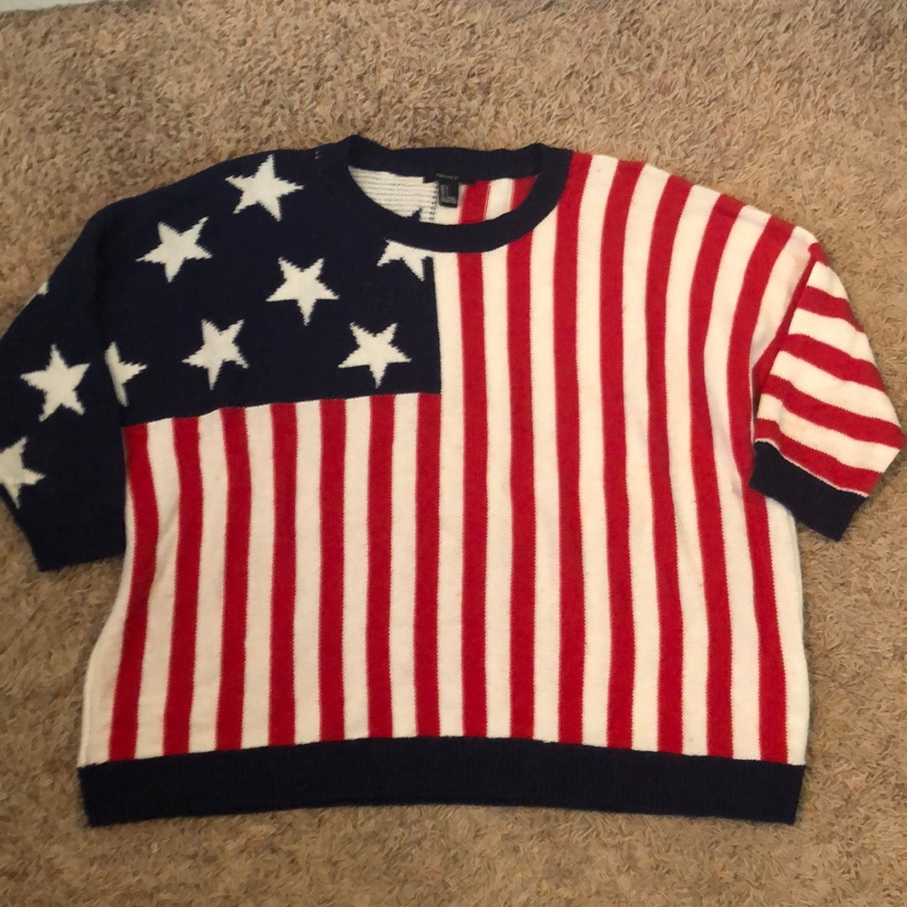 American Flag Sweater